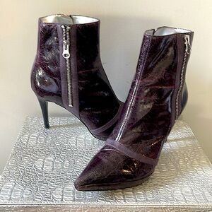EUC CARLOS by Carlos Santana Fashionista Boot, Deep Plum, Size 8M